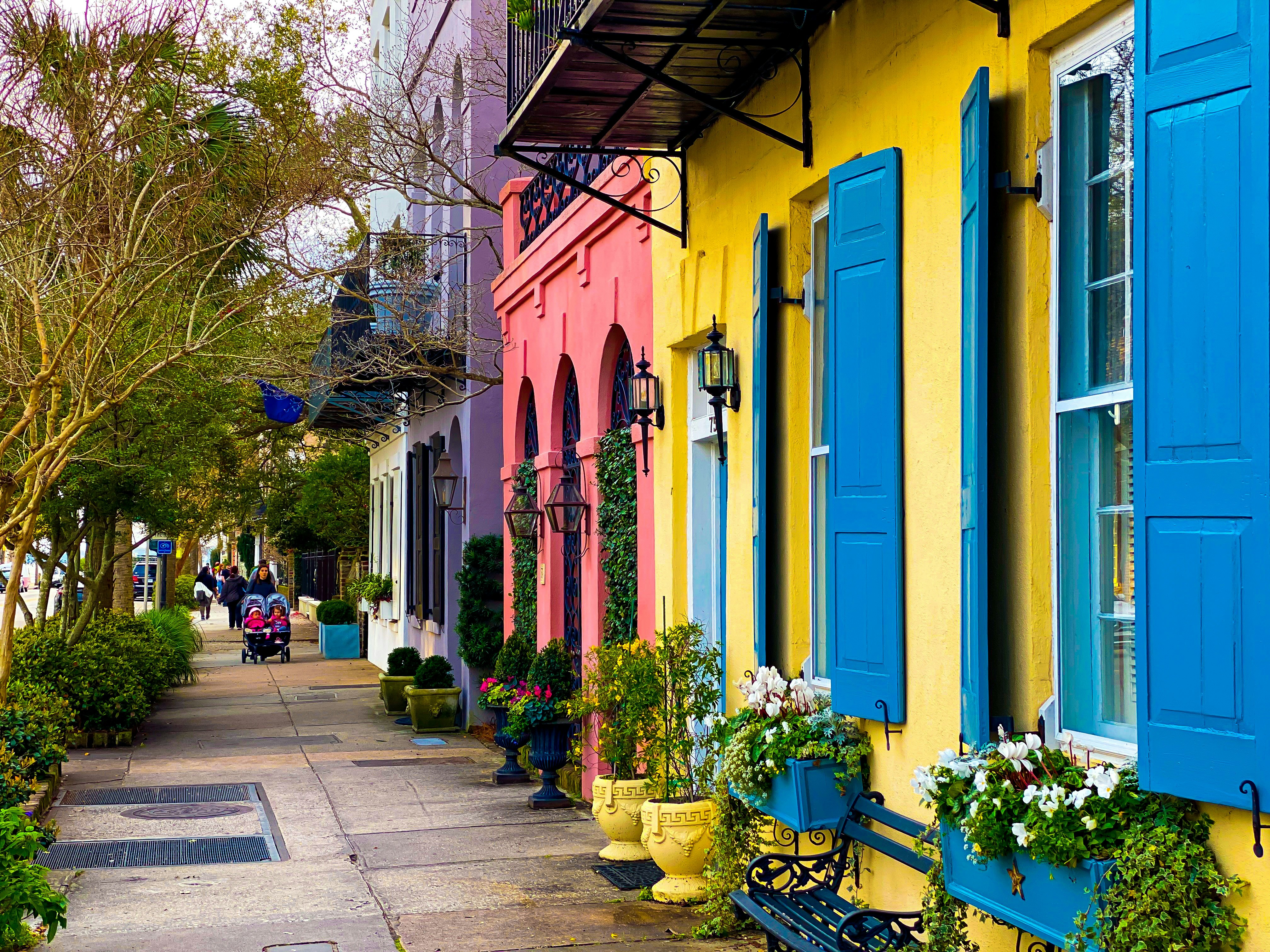 Rainbow Row Charleston South Carolina